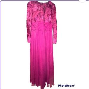 Alyce Designs Long sleeve long dress size 14